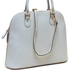 Floto Ragazza Embossed Leather Satchel Handbag Shoulder Bag New Made in Italy